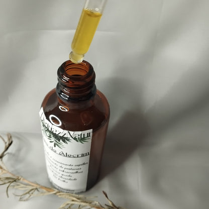 Óleo de Alecrim 100% Natural para Crescimento Capilar